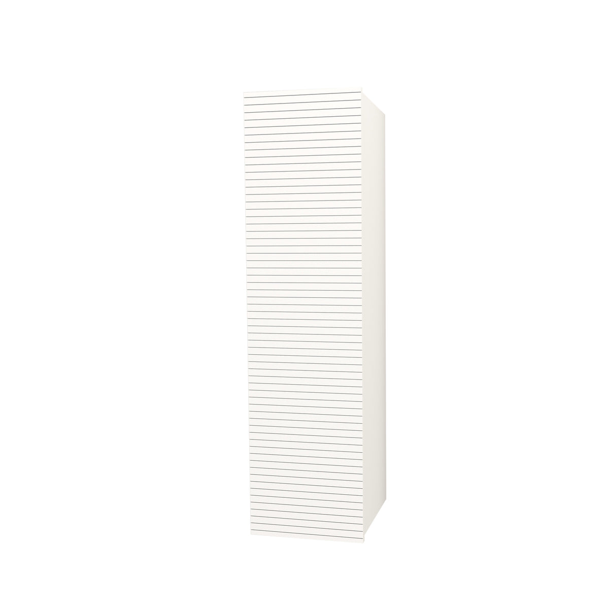 ELITE MEUBLE COLONNE AVEC RELIEF HORIZONTAL (135CM) - BLANC MAT