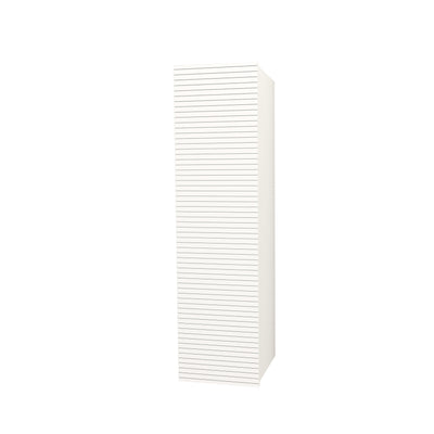 ELITE MEUBLE COLONNE AVEC RELIEF HORIZONTAL (135CM) - BLANC MAT