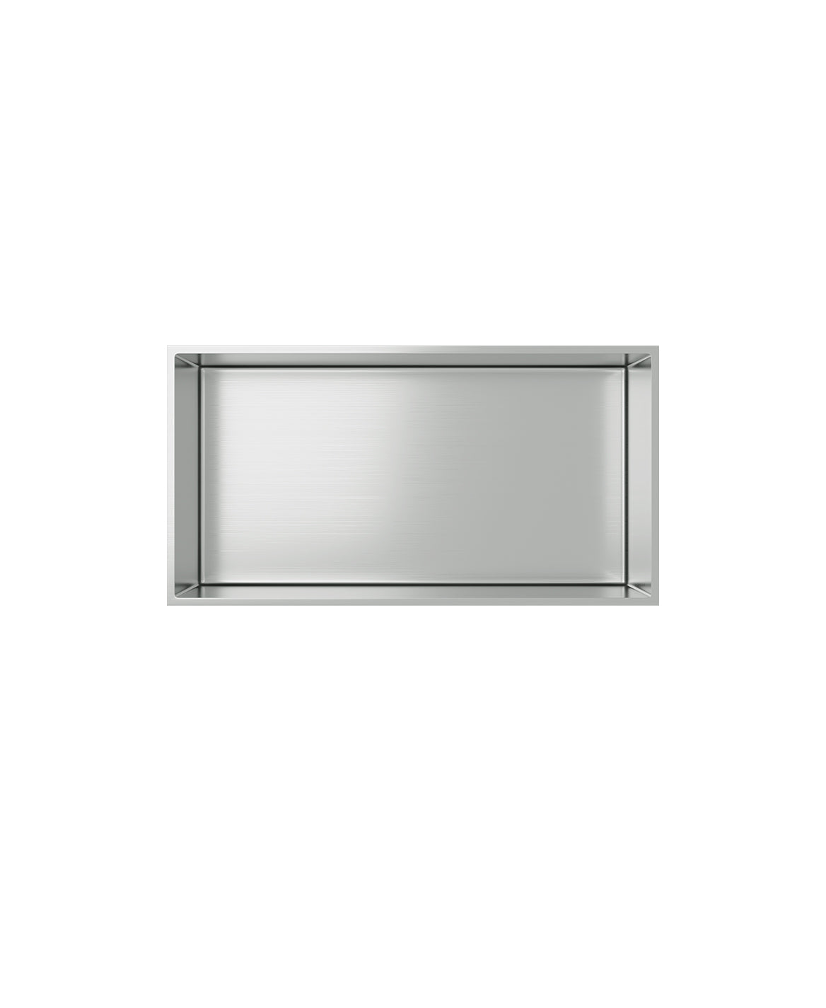 Niche encastrée Aloni 300x600 mm - Acier inoxydable brossé