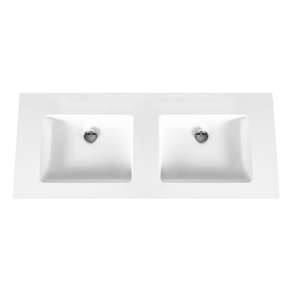 Aloni Solid Surface Washbasin 160 cm White