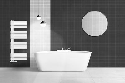 Radiateur Sèche-Serviettes Raccordement Gauche/Comb - Blanc 1200X500-593W