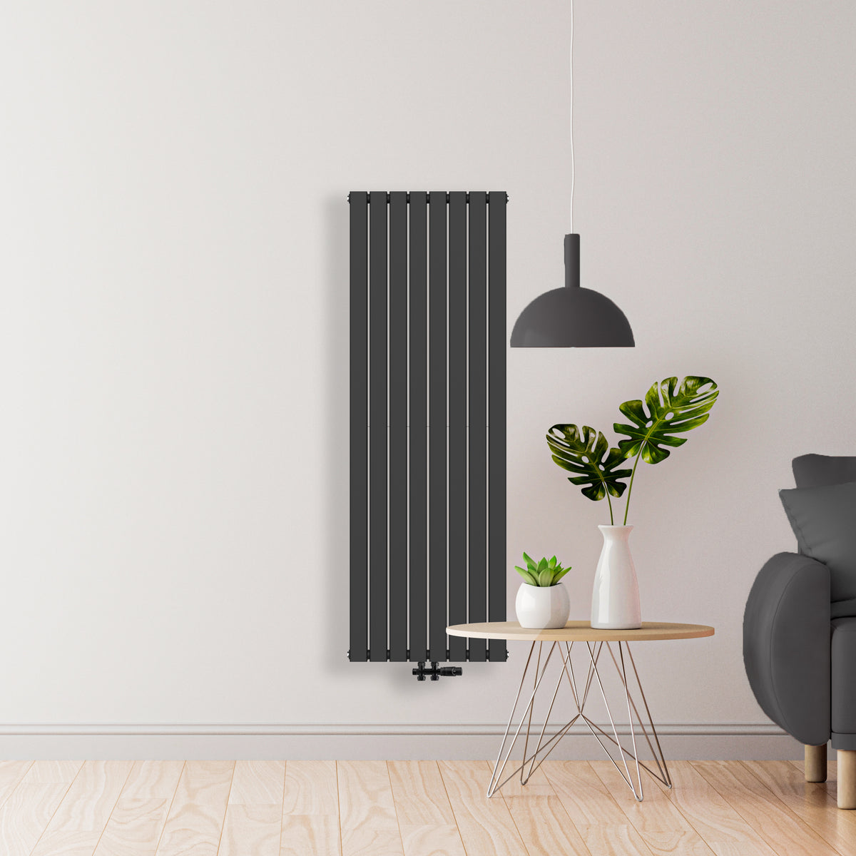 Carré Vertical DOUBLE-FACE Noir 1800X608 Connexion CENTRALE-2164W