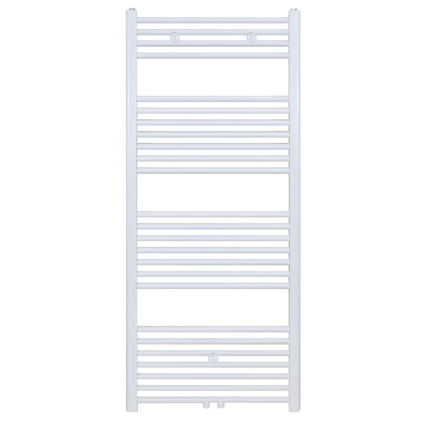 BELRAD SÈCHE-SERVIETTES - RACCORDEMENT GAUCHE-DROITE/CENTRAL - 655 WATT - 1400X500CM - BLANC BRILLANT