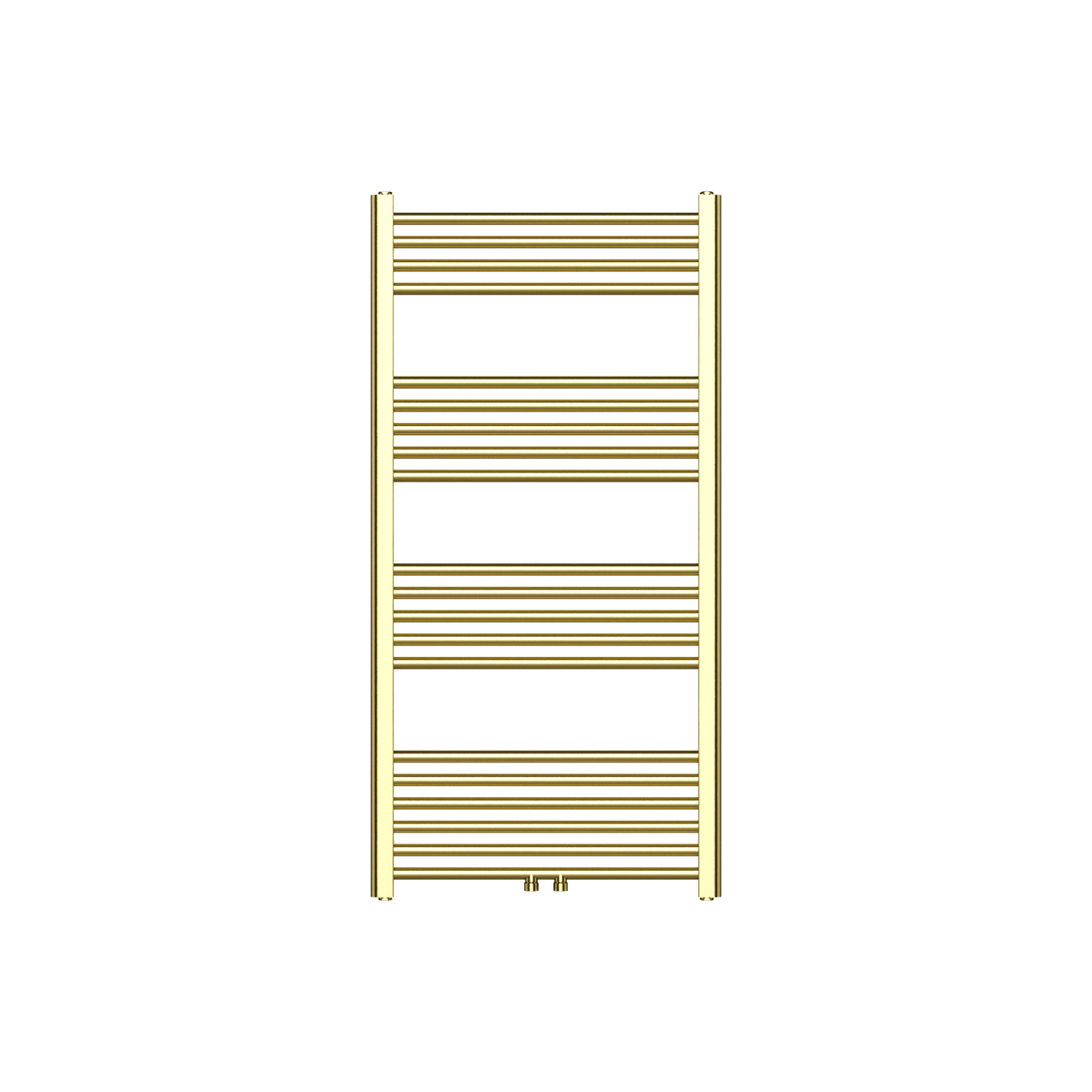 BELRAD SÈCHE-SERVIETTES - RACCORDEMENT GAUCHE-DROITE/CENTRAL - 414 WATT - 1200X600CM - OR BROSSÉ
