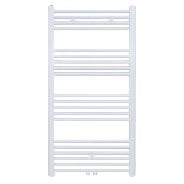 BELRAD SÈCHE-SERVIETTES - RACCORDEMENT GAUCHE-DROITE/CENTRAL - 616 WATT - 1200X600CM - BLANC MAT