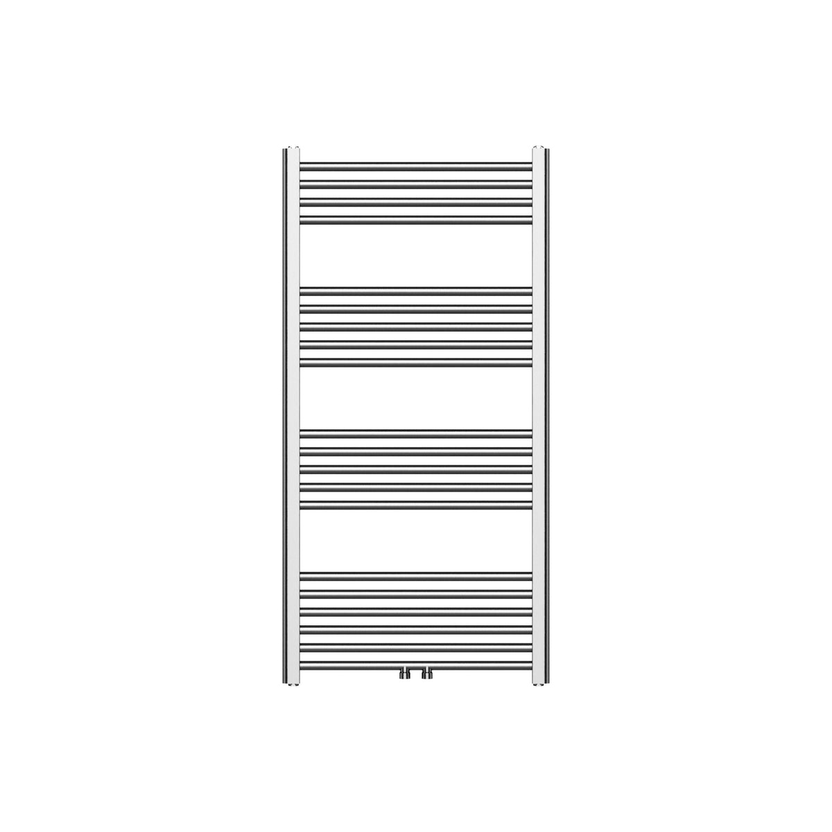 BELRAD SÈCHE-SERVIETTES - RACCORDEMENT GAUCHE-DROITE/CENTRAL - 414 WATT - 1200X600CM - ACIER INOX BROSSÉ