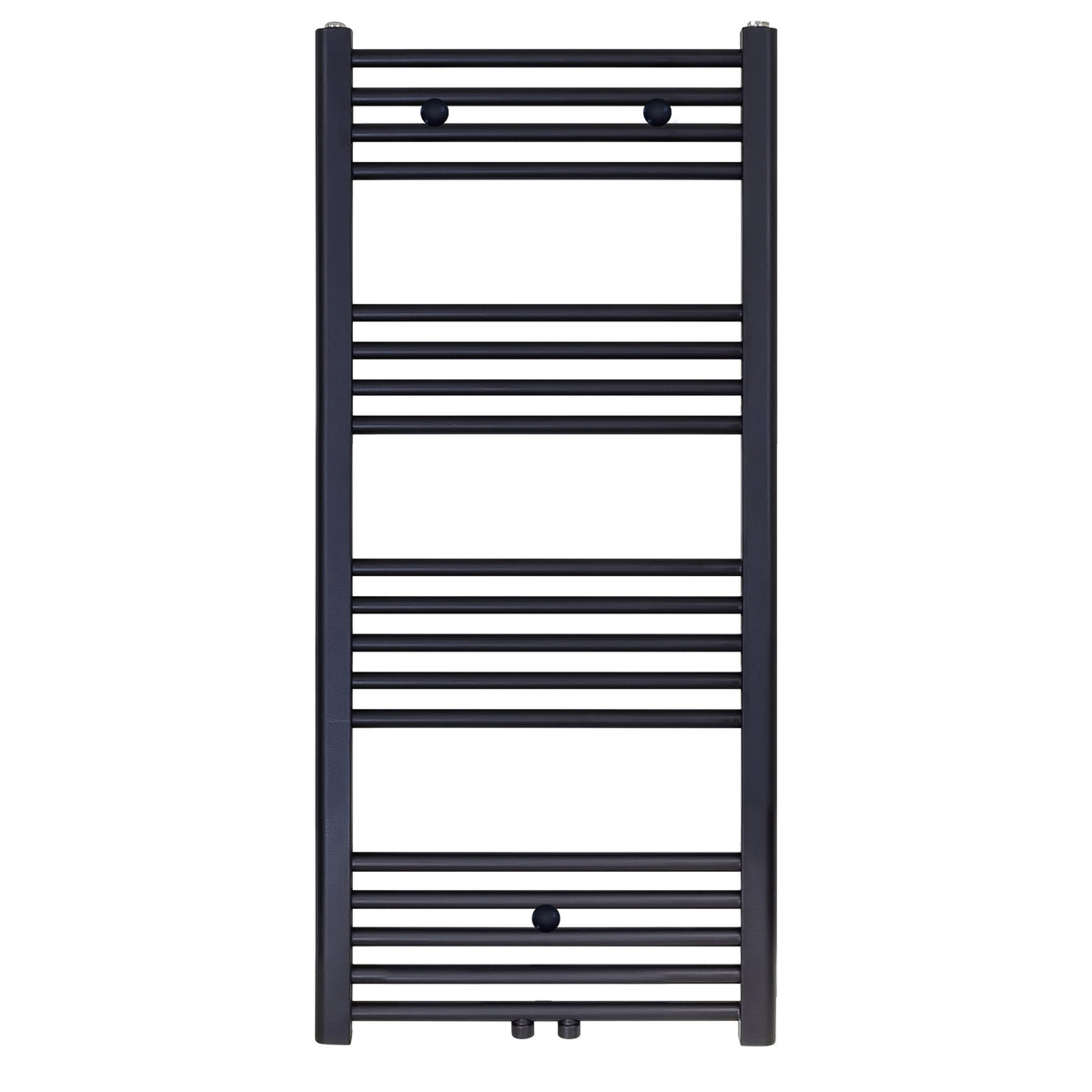 BELRAD SÈCHE-SERVIETTES - RACCORDEMENT GAUCHE-DROITE/CENTRAL - 537 WATT - 1200X500CM - NOIR MAT