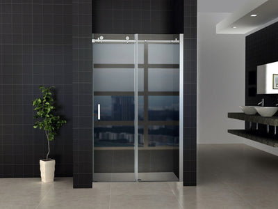 Porte de douche coulissante Aloni 8mm - 120x200cm