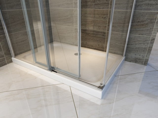 Douchecabine Aloni 90x140x195 cm, schuifdeur