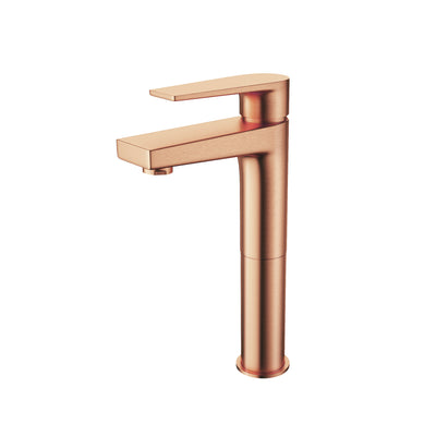 ALONI MITIGEUR LAVABO HAUT CUIVRE BROSSE