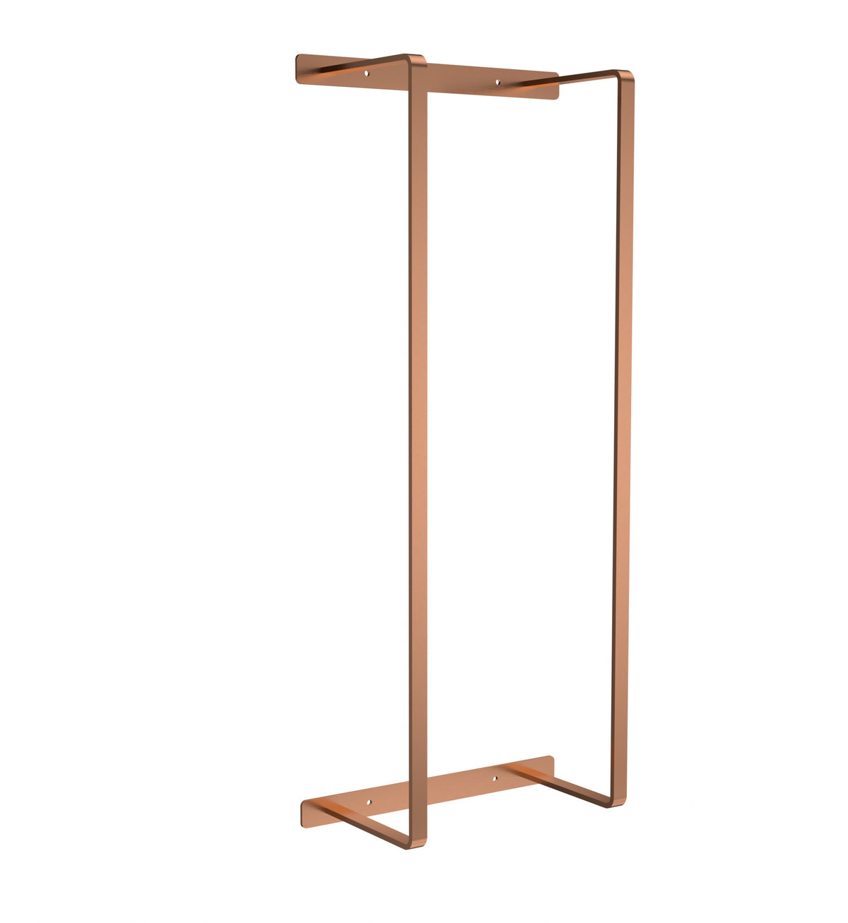 PORTE-SERVIETTES - VERTICALE - 67X28X14 CM - CUIVRE BROSSÉ