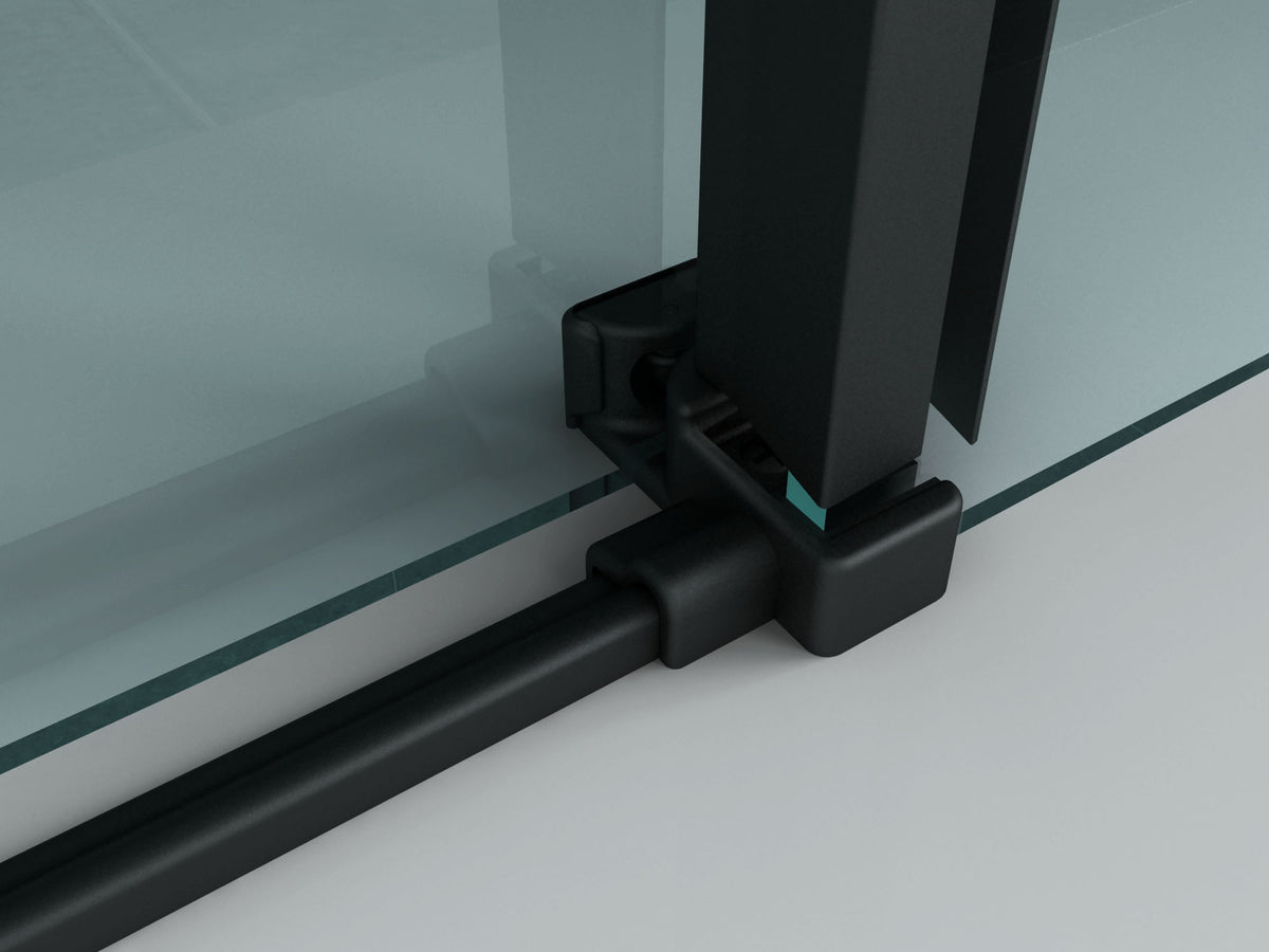 ALONI CABINE DE DOUCHE AVEC PORTE COULISSANTE ET PAROI LATÉRALE – TRAITEMENT ANTI-CALCAIRE – RÉVERSIBLE – VERRE DE SÉCURITÉ 8?MM – 90X120X195?CM –...