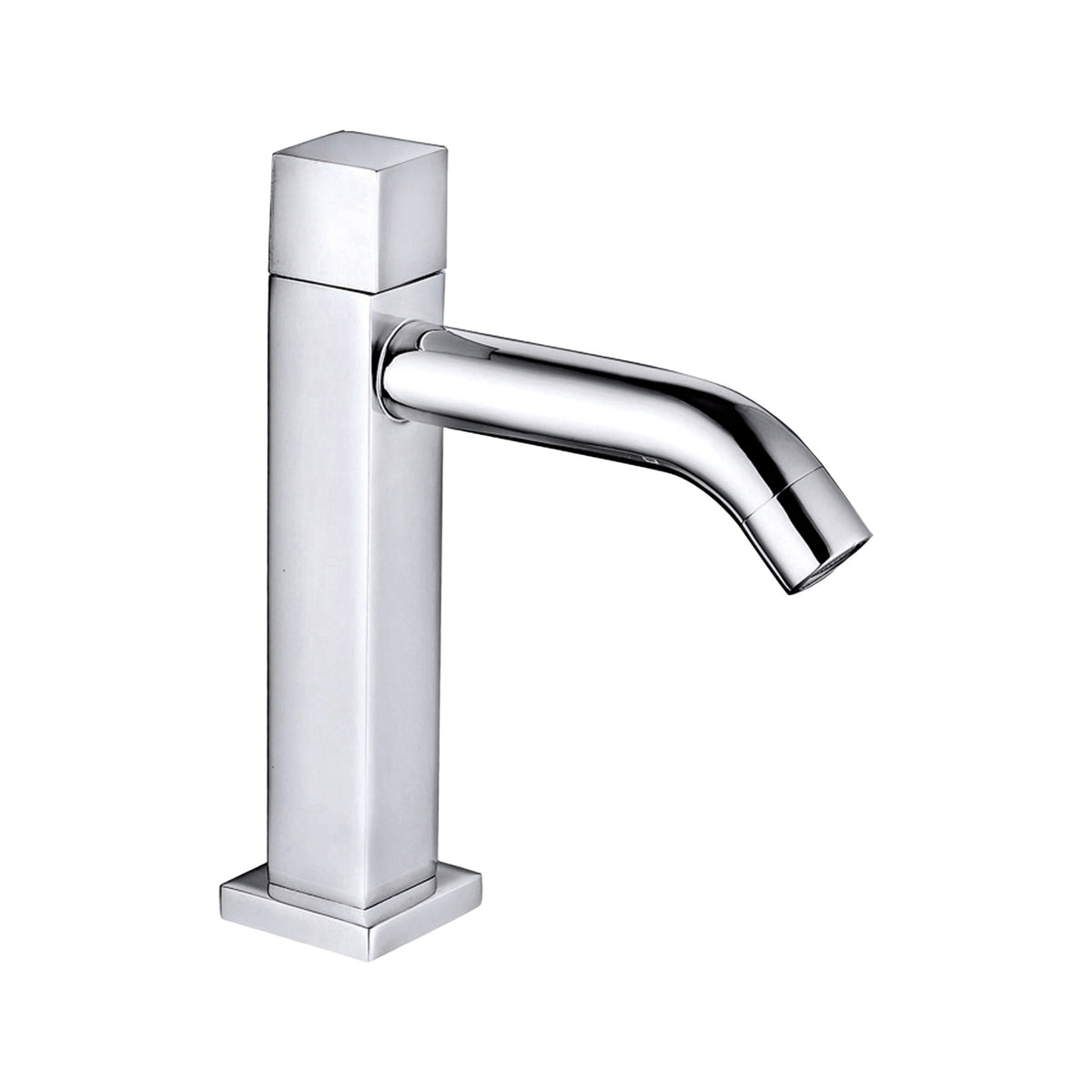 ALONI ROBINET EAU FROIDE - CARRÉ - CHROME