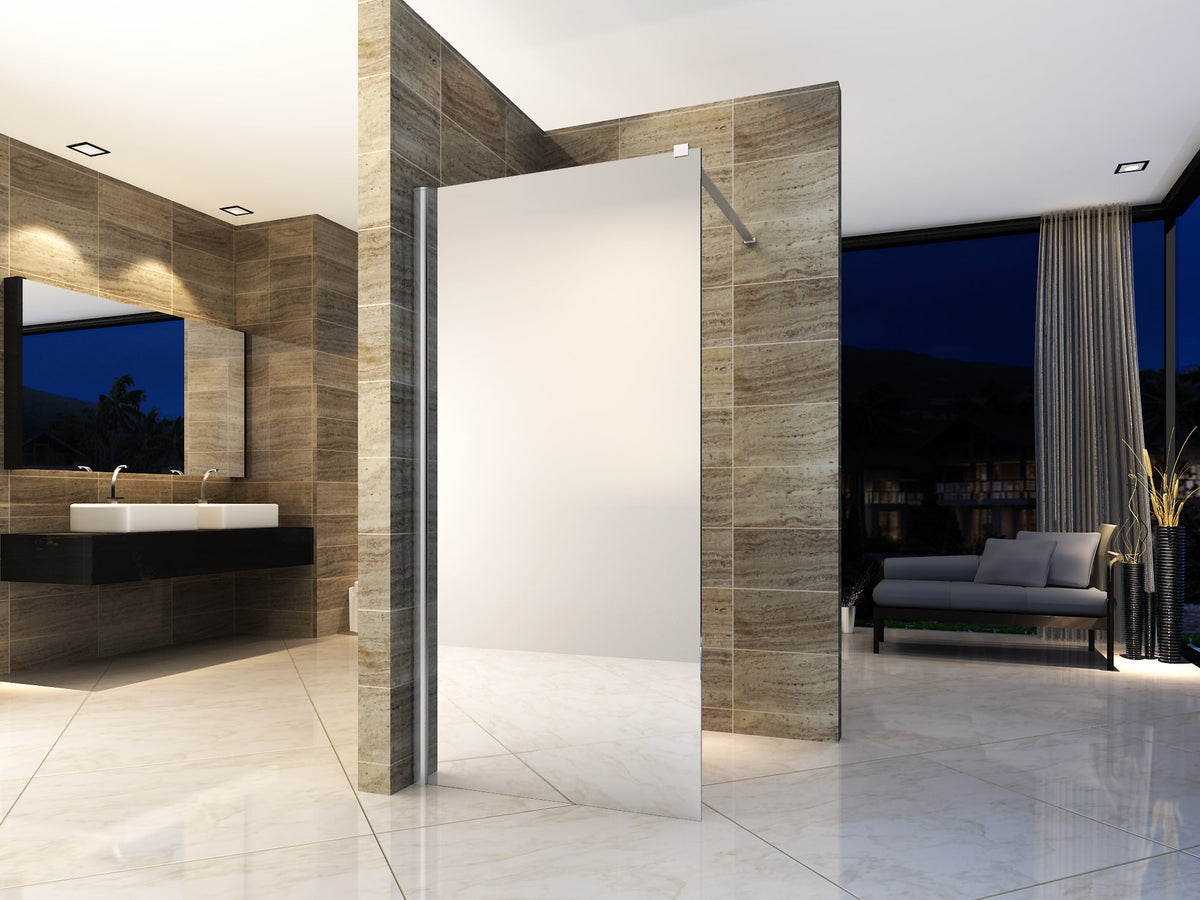 ALONI PAROI DE DOUCHE EN VERRE MIROIR 8MM (80X200CM)