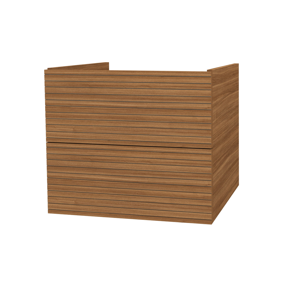 Elite Vanity Unit WITH Horizontal Relief (60CM) - Brown