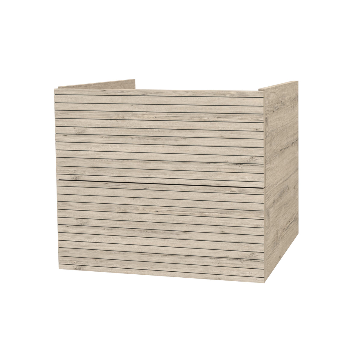 Elite Cabinet UNDER-COUNTER with Horizontal Relief (60CM) - Light Wood