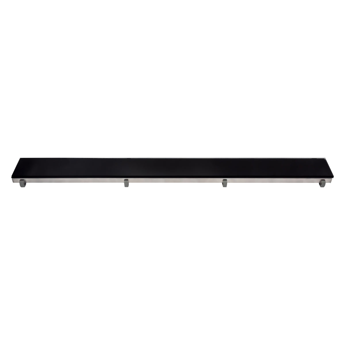 ALONI GRILLE POUR CANIVEAU DE DOUCHE EN VERRE NOIR 90CM