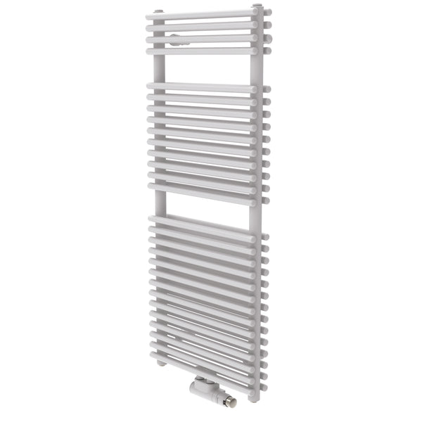 BELRAD DUBBELE HANDDOEKRADIATOR MET CENTRALE AANSLUITING WIT 1791X600 1402W - WIT