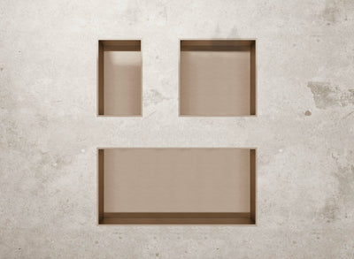 ALONI NICHE ENCASTRÉE (300X600X100MM) - CUIVRE BROSSÉ