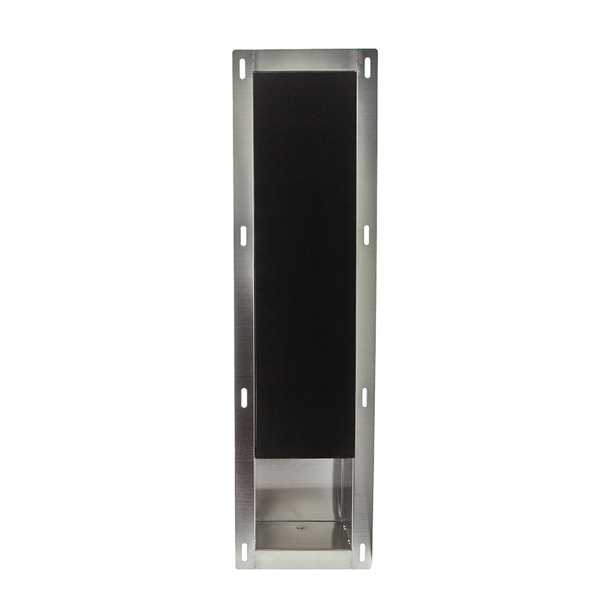 ALONI PORTE-ROULEAU DE RECHANGE ENCASTRABLE INOX, EXCL. INSERT (140X660X120MM)