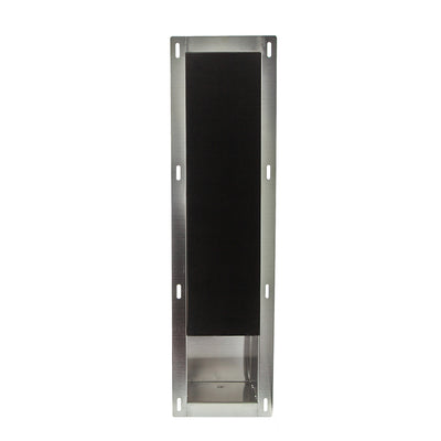 ALONI PORTE-ROULEAU DE RECHANGE ENCASTRABLE INOX, EXCL. INSERT (140X660X120MM)