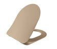 CREAVIT DUCK ABATTANT WC - MODÈLE D - DESIGN FIN - FREIN DE CHUTE - DÉCLIPSABLE - DUROPLAST - CHARNIÈRES EN INOX - CAPPUCCINO MAT
