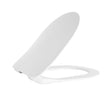 CREAVIT DUCK ABATTANT WC - MODÈLE D - DESIGN FIN - FREIN DE CHUTE - DÉCLIPSABLE - DUROPLAST - CHARNIÈRES EN INOX - BLANC BRILLANT