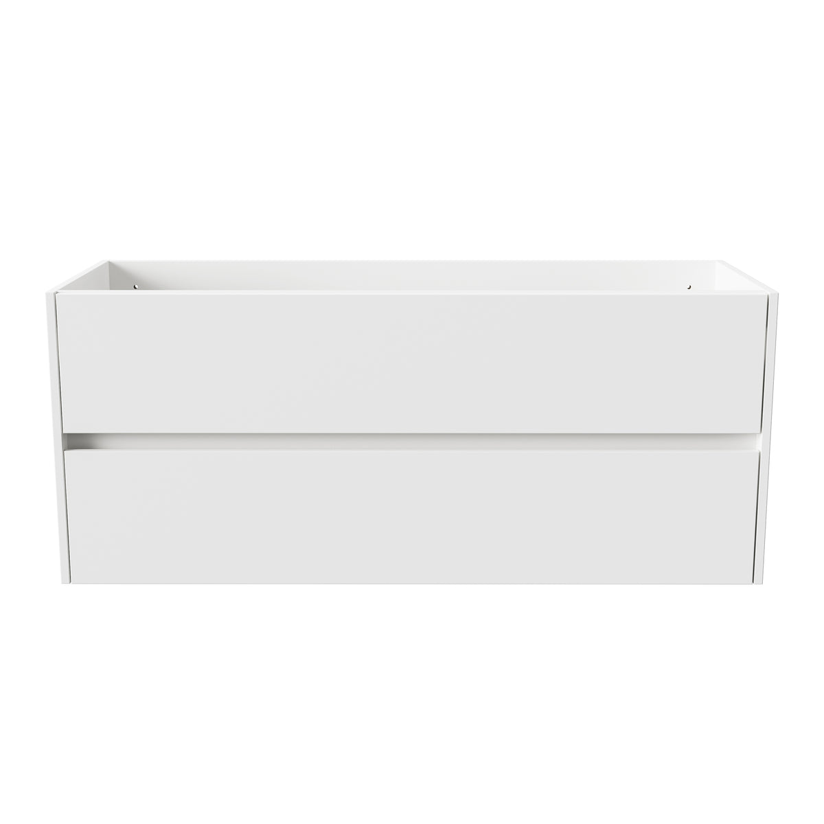 Vasque Aloni Hayat 2 tiroirs soft‑close - 119,5×50×45 cm - Blanc