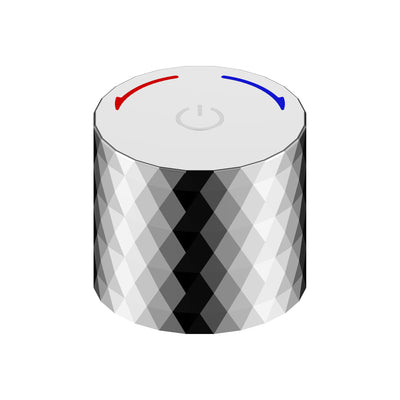 ALONI FLOW BOUTON-POUSSOIR MITIGEUR ENCASTRÉ - CHROME