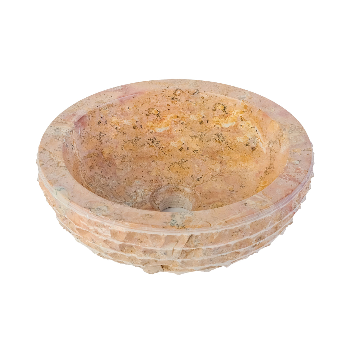 ALUR MARMEREN WASBAK MET GEPOLIJSTE BINNENKANT - SUNSET 35X15CM