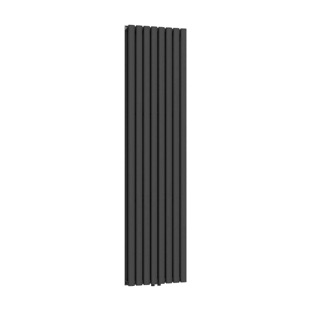 VERTI OVAL RADIATOR - 1800X480 - DOUBLE - 2X8 ELEMENTS - 1640W - MATT BLACK