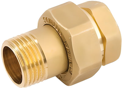 Koppeling messing 1/2"MF