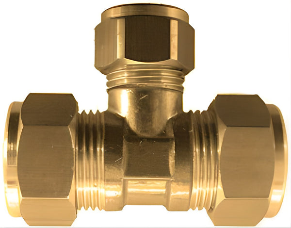 Desco reducing tee compression fitting 22x15x22mm