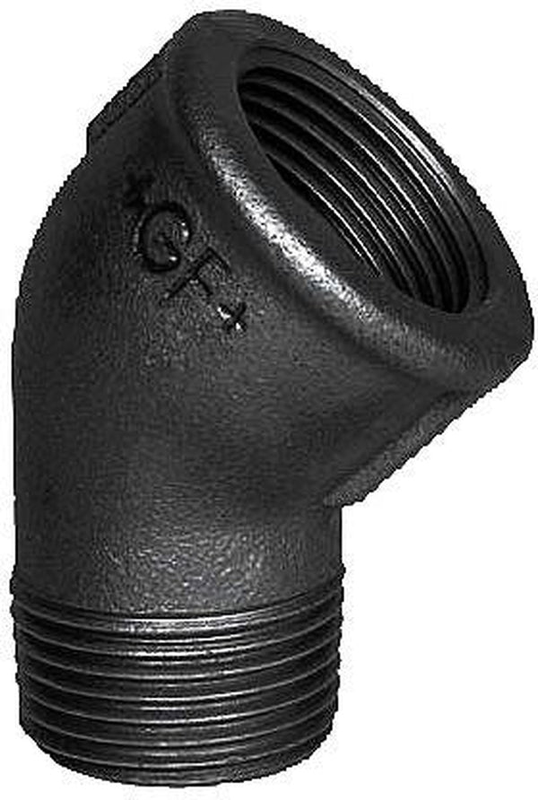 Desco 3/4" M/F 45° gas elbow