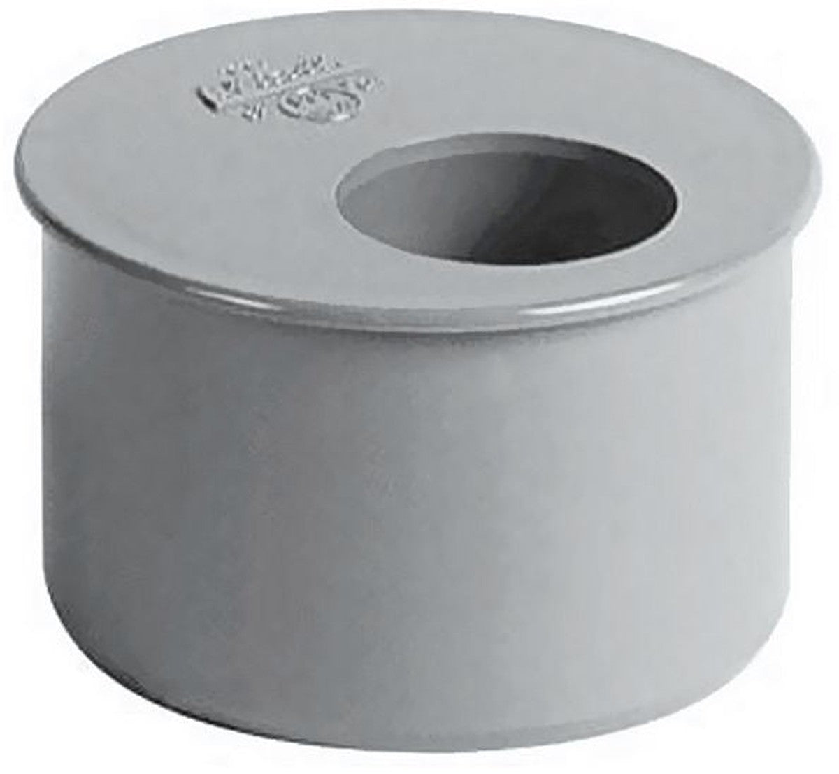 PVC-verloopstuk grijs MF 80-63mm
