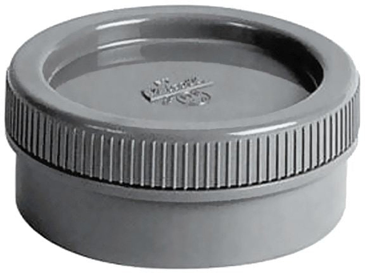 PVC Screw Cap 80mm Grey - Desco