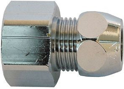 Schell Straight Fitting 1/2"F-10mm Compression