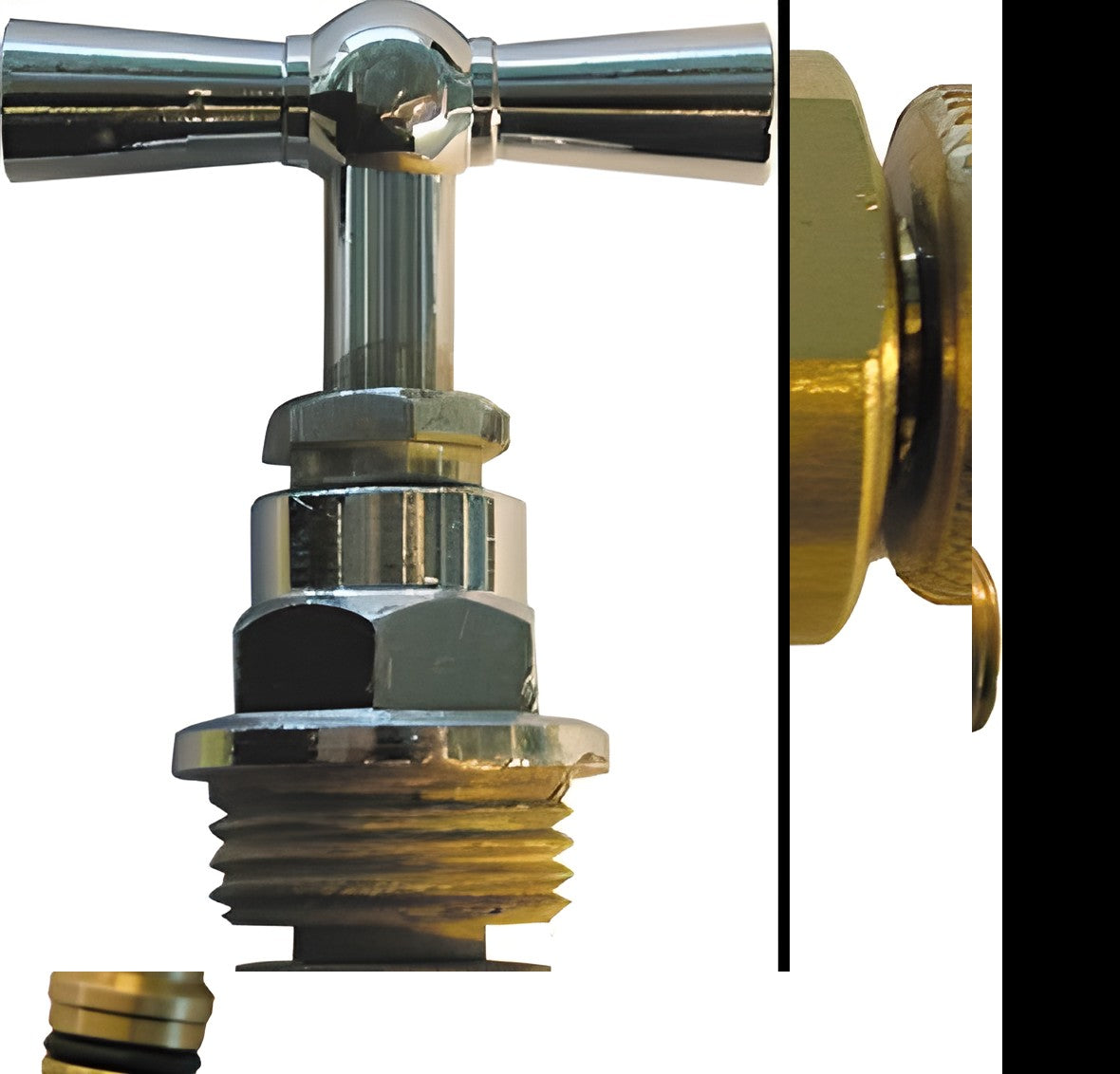 PURGEUR LAITON 1/4" MODELE LEGER