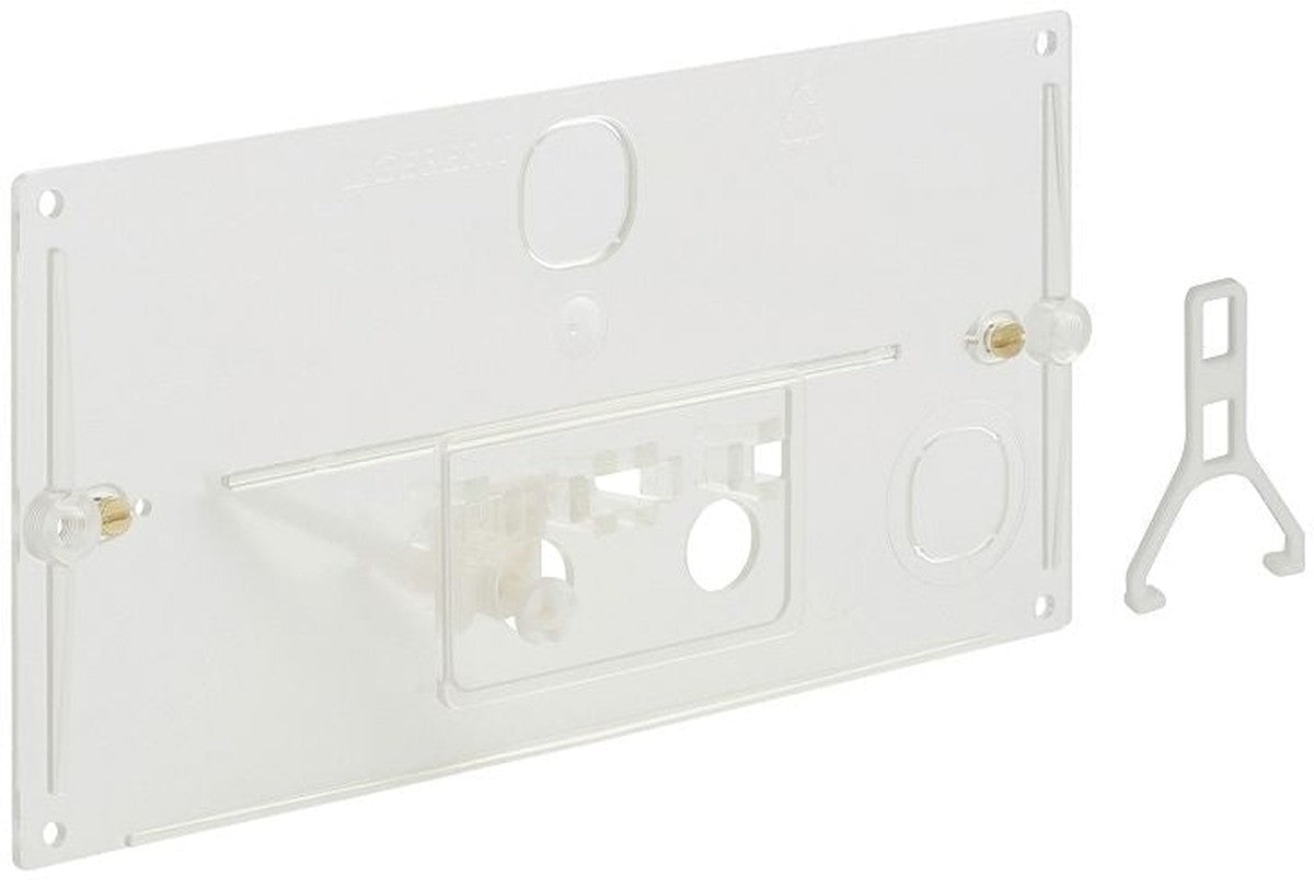 GEBERIT TRANSPARENT SECURITY PLATE.