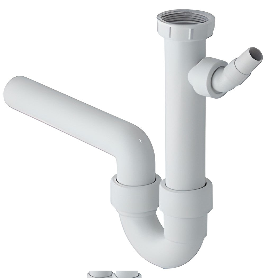 SIPHON EVIER PP SIMPLE GEB.6/4"-40MM