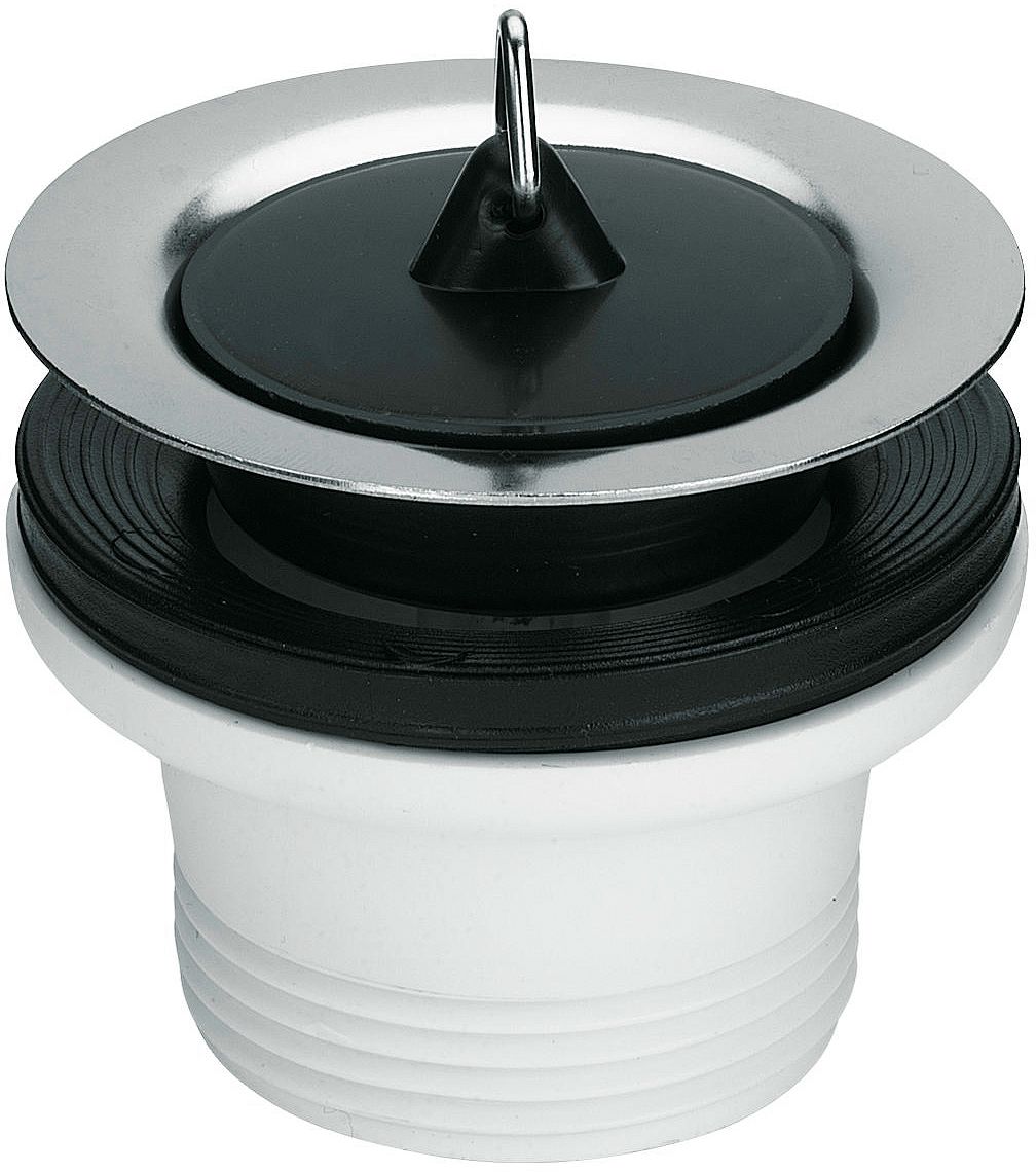 CREP.P.EVIER PLAST.+BOUCHON 6/4" BASSE