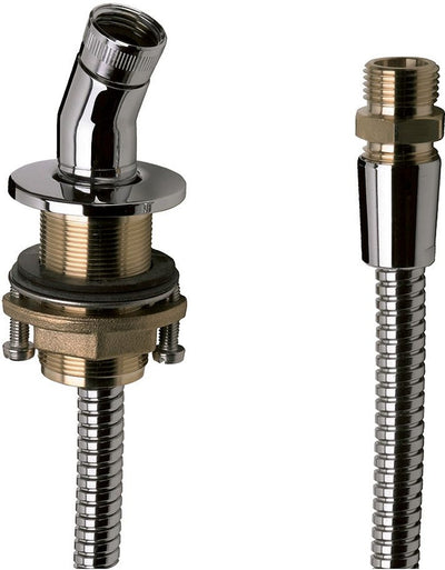 PASSAGE FLEXIBLE BORD D/BAIN HG CHROME