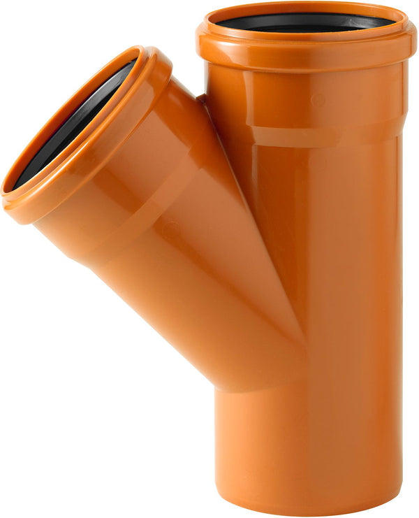 REDUCTION PVC-T 45°EGOUT160-125-160RO/BR