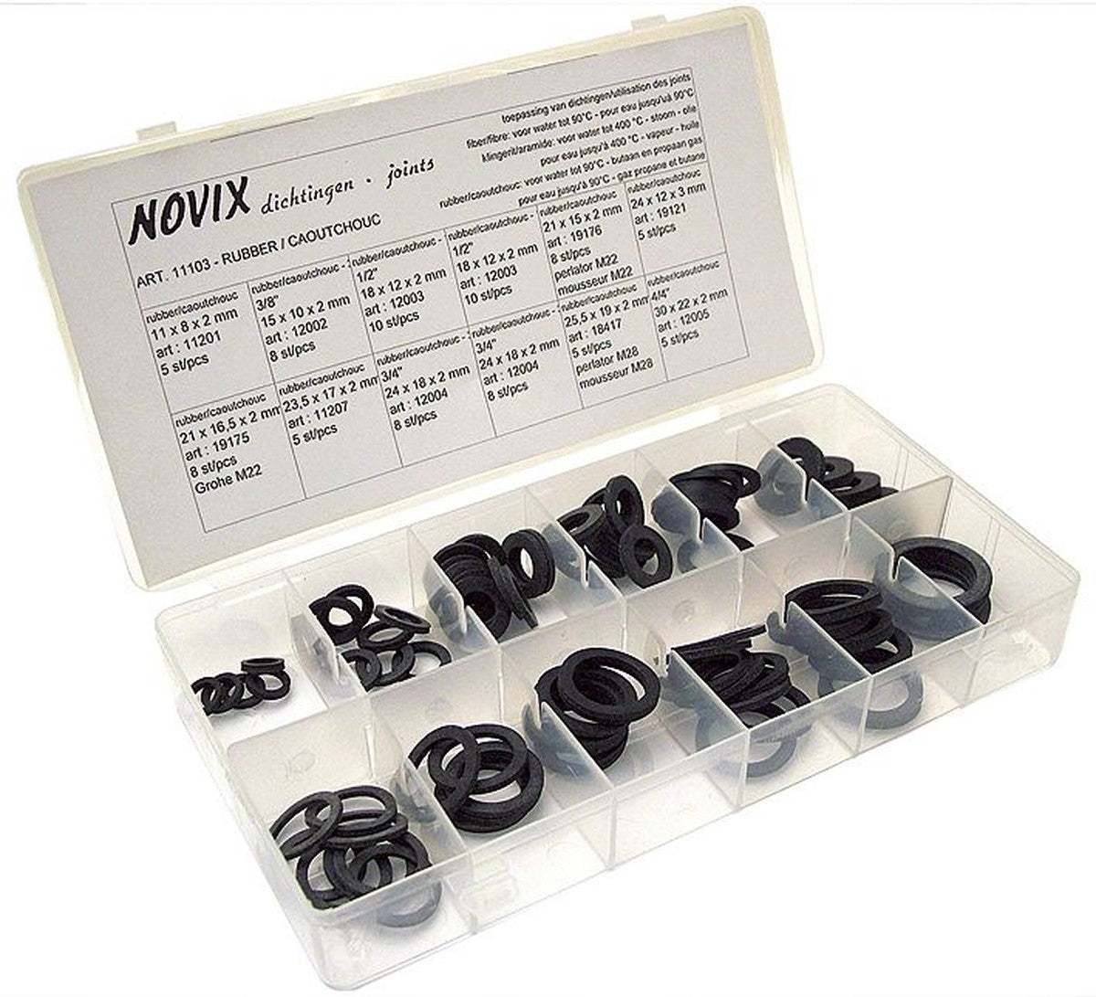 Novix Rubber Seals Set