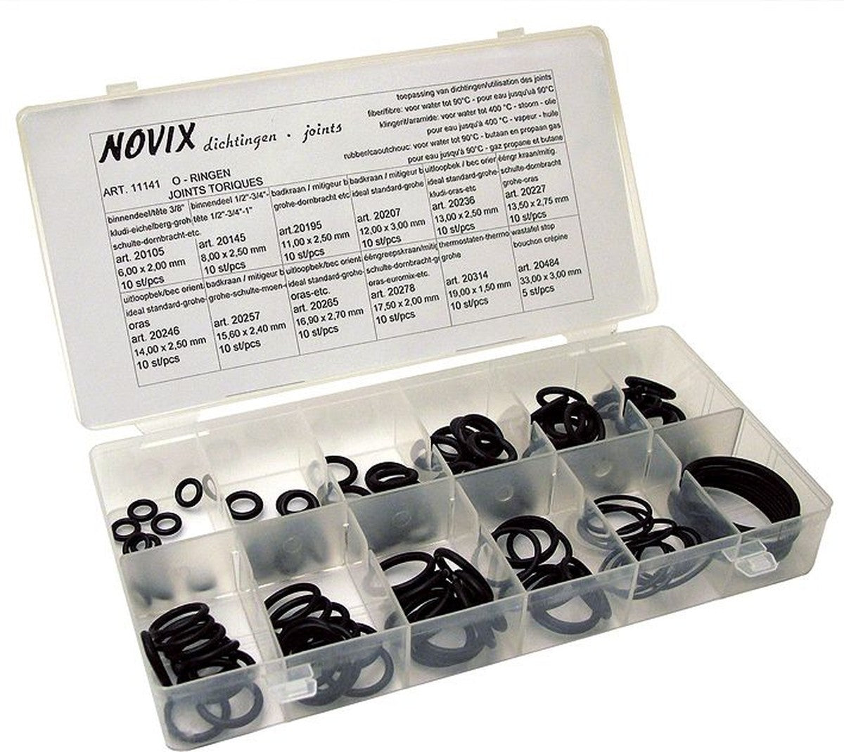 Novix O-ring sets