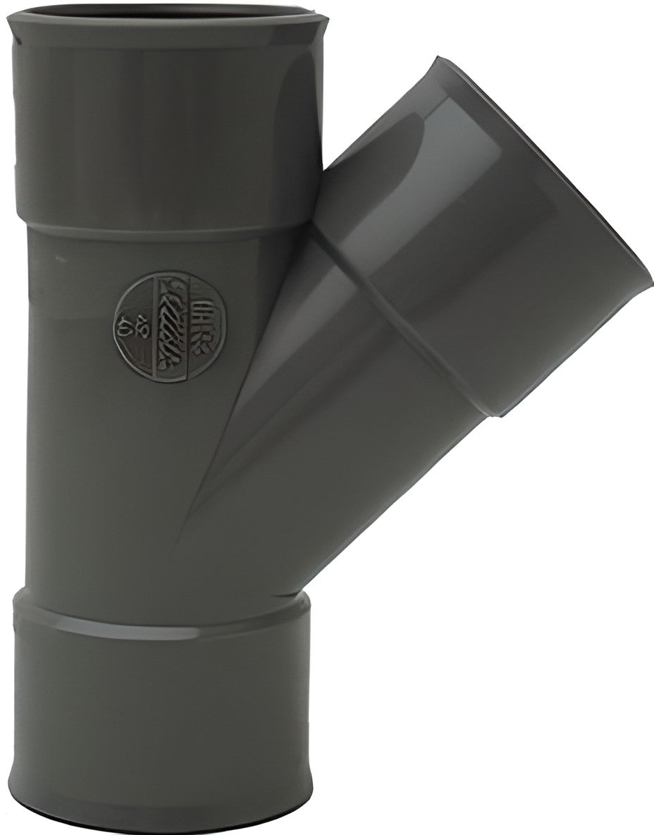 PVC T Nicoll 45°. FFF 40mm