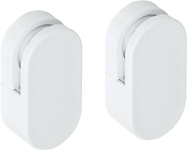 ATTACHES MIR.(PAR PAIRE) HEWI 477 BLANC