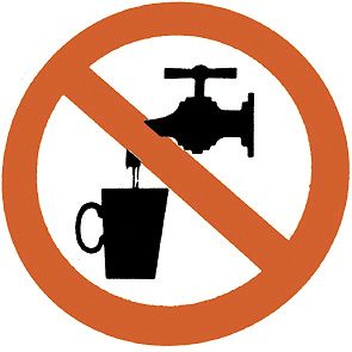 Non-Potable Water Pictogram PP 50mm