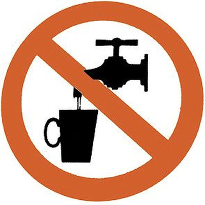 Non-Potable Water Pictogram PP 50mm