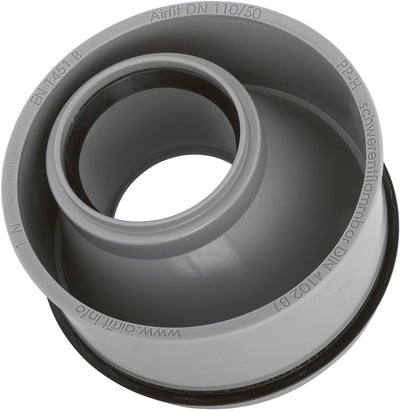 RED.PP-H+CAOUTCHOUC MF AIRFIT 125-110MM